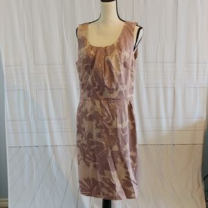 Ann Taylor Loft pink sheath dress w/pocket size14